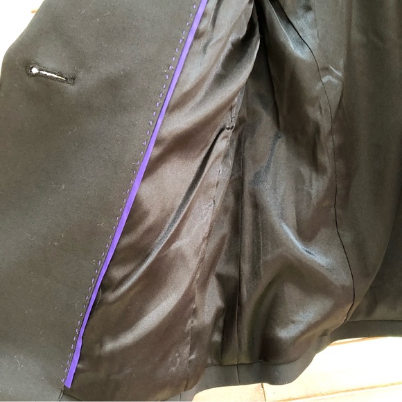 RW & Co Sophia fitted blazer black size 2 - Picture 2 of 11